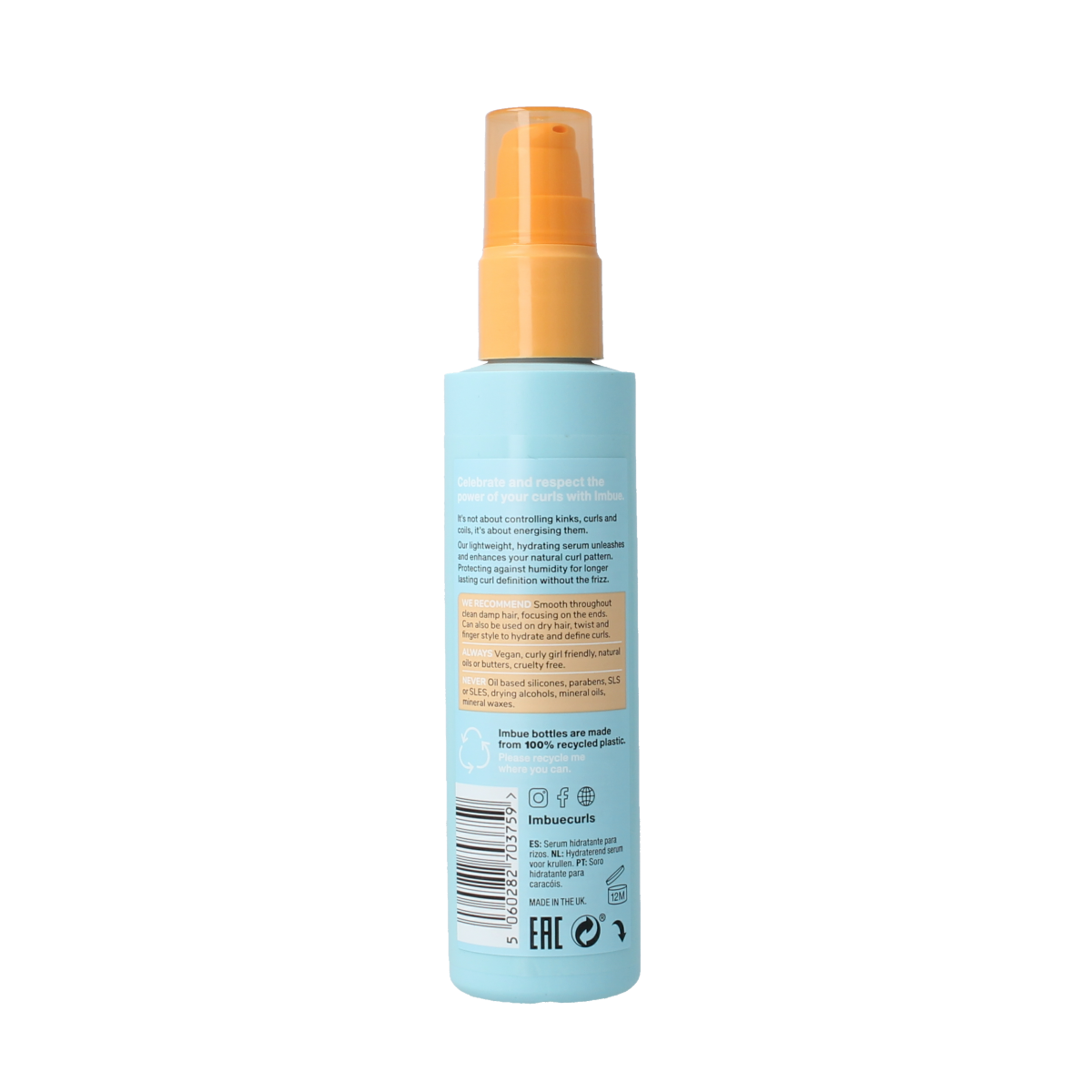 Imbue Curl energise hydration serum 100.00 Milliliter