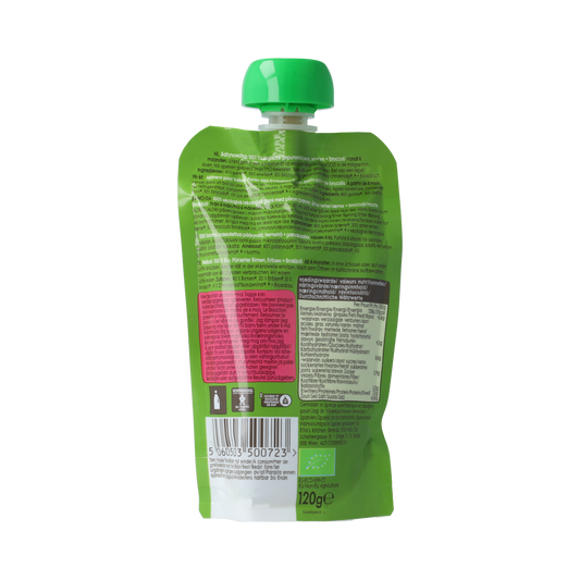 Ella's Kitchen Broccoli pears and peas 6 maanden bio 120.00 Gram
