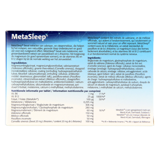 Metagenics Metasleep 30.00 Tabletten
