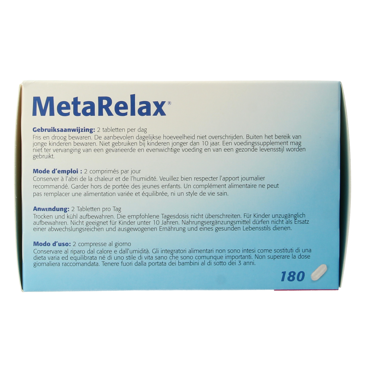 Metagenics Metarelax 180.00 Tabletten