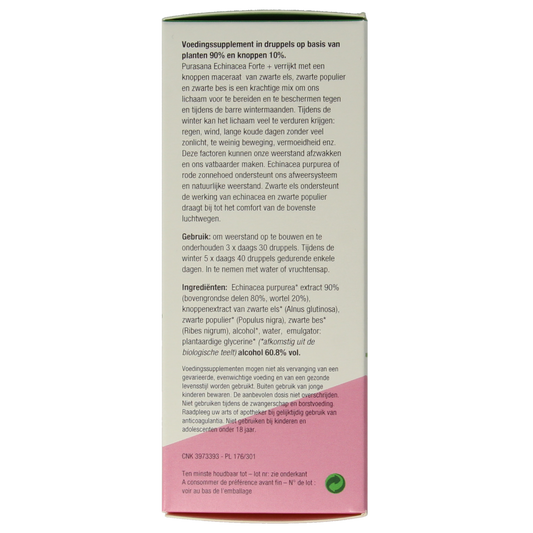 Purasana Echinacea forte + vegan bio 100.00 Milliliter