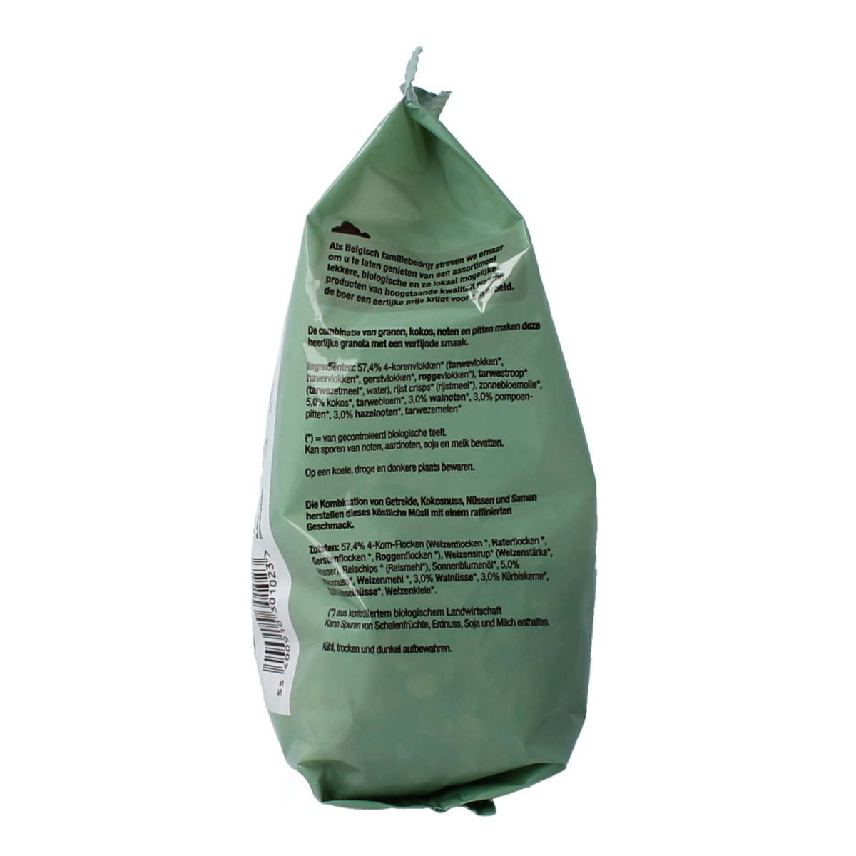 Nutribel Granola kokos hazelnoot bio 300.00 Gram