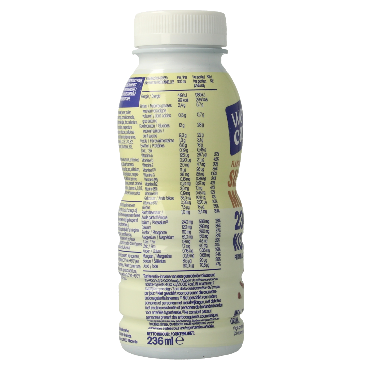 WeCare Meal replacement drink silky mokka 236.00 Milliliter