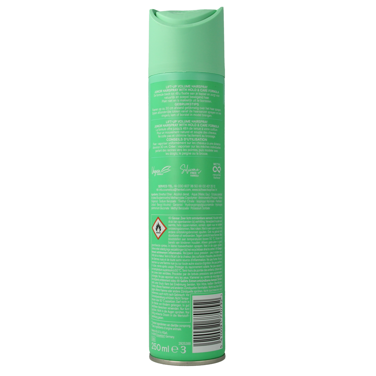 Junior Hairspray ultra lift-up volume 250.00 Milliliter