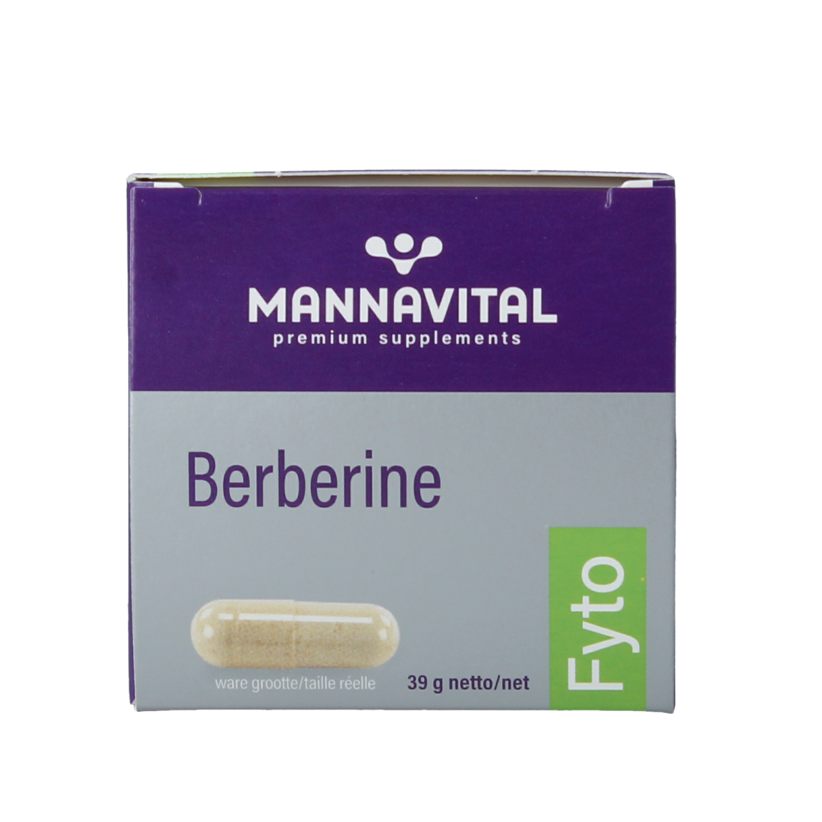 Mannavital Berberine platinum 60.00 Vegetarische capsules