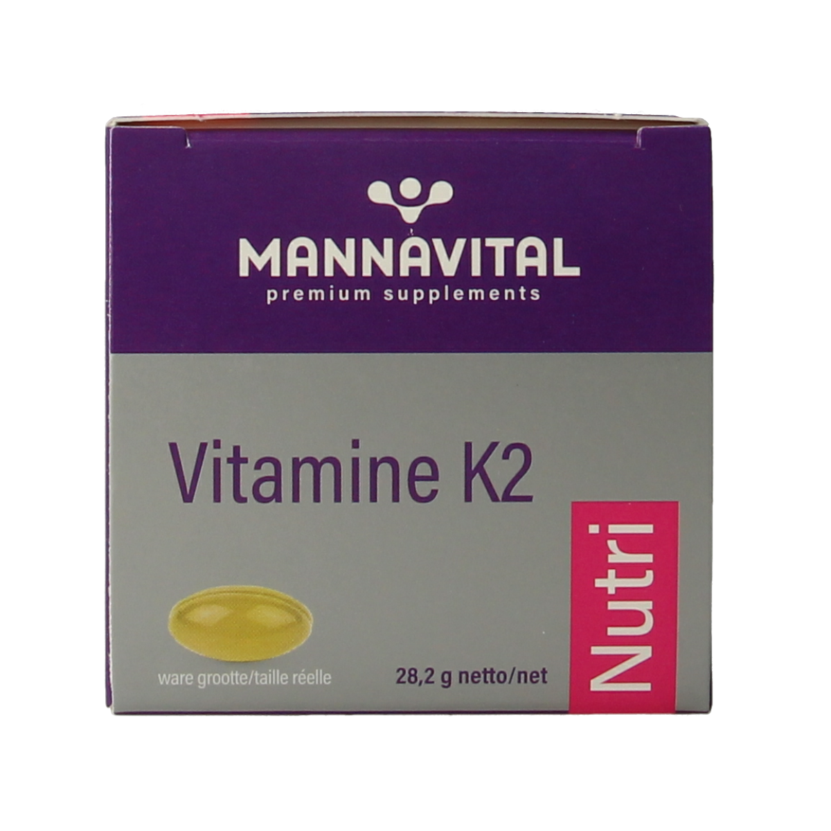 Mannavital Vitamine K2 60.00 Vegetarische capsules