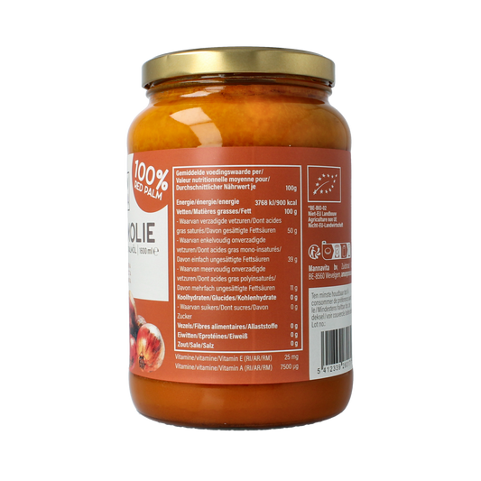 Amanprana Rode palm olie bio 1600.00 Milliliter