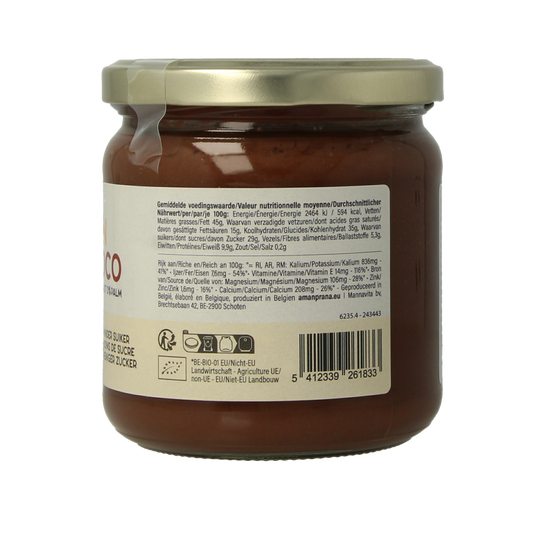 Amanprana I love Belgische choco bio 400.00 Gram