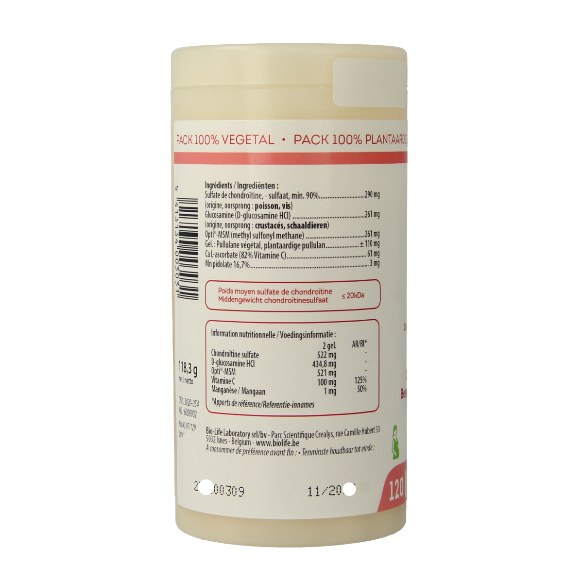 Be-Life Tricartil 120.00 Softgels