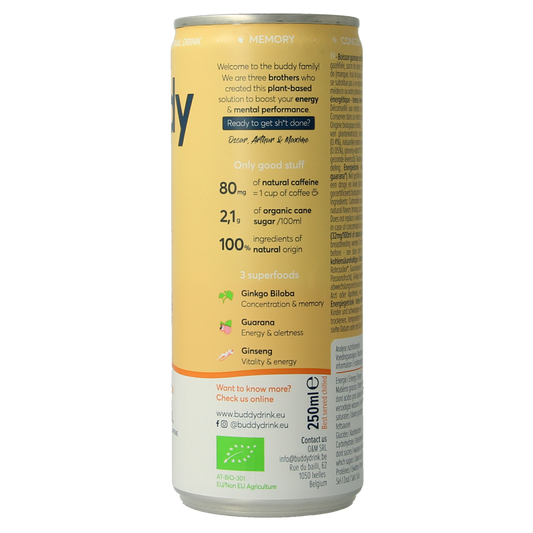 Buddy Drink mango passion bio 250.00 Milliliter
