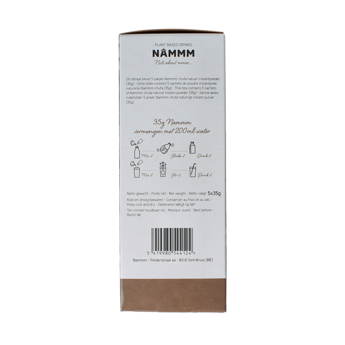 Nammm Chufa drink 5.00 Sachets