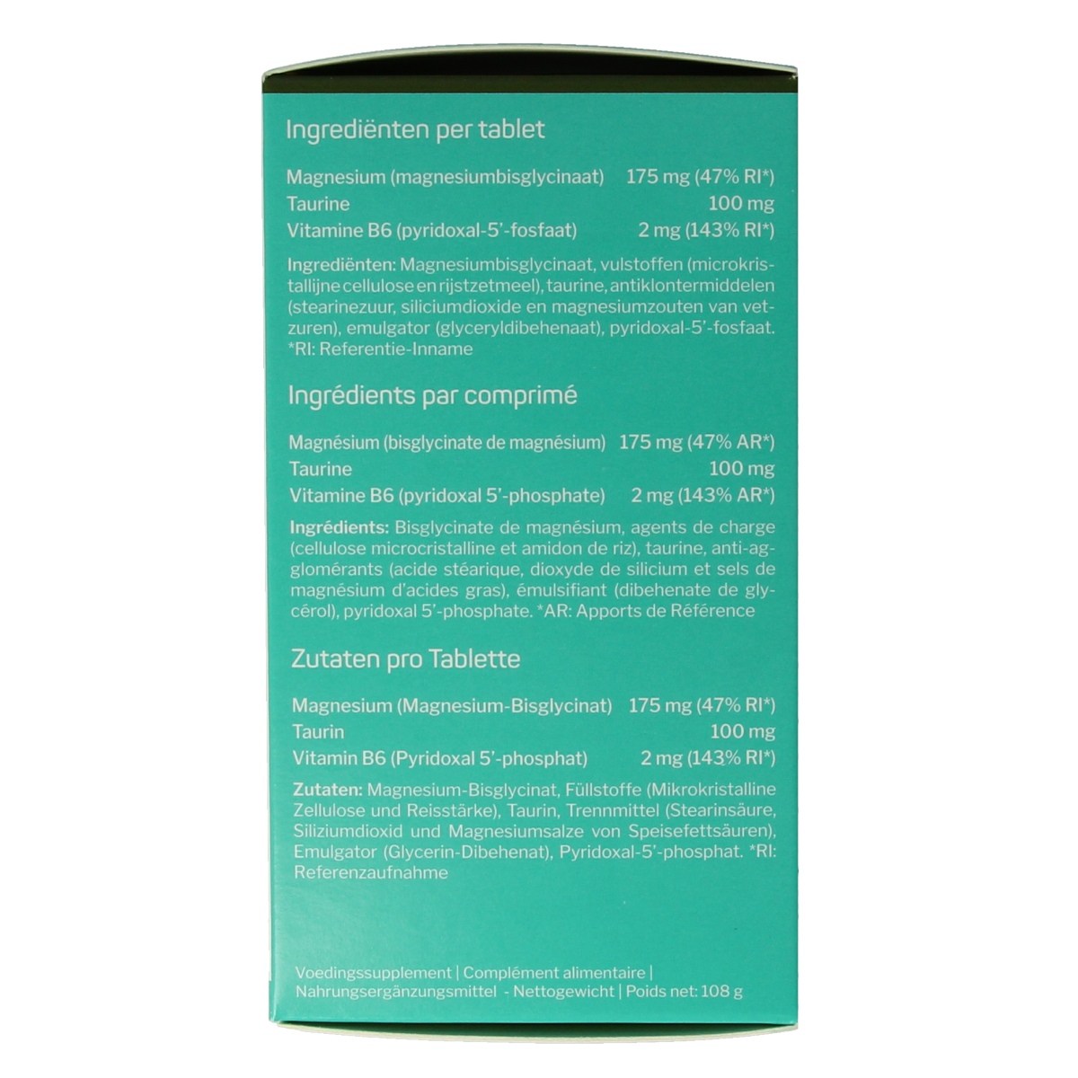 Orthonutrients Magnesium bisglycinate 90.00 Tabletten