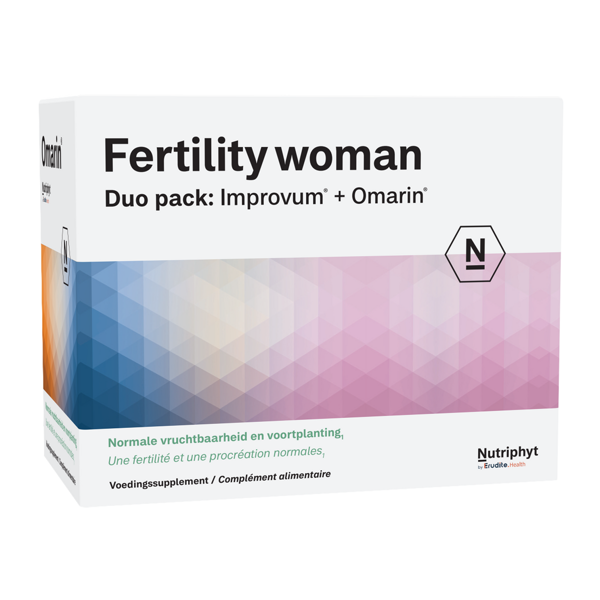 Nutriphyt Fertility woman duo 2 x 60 capsules 120.00 Capsules