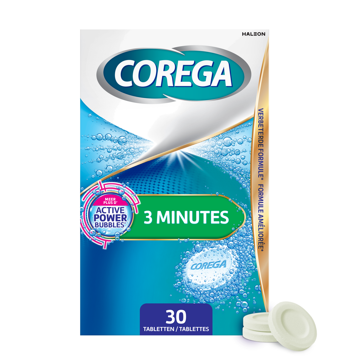 Corega Tabletten 3 minuten 30.00 Tabletten