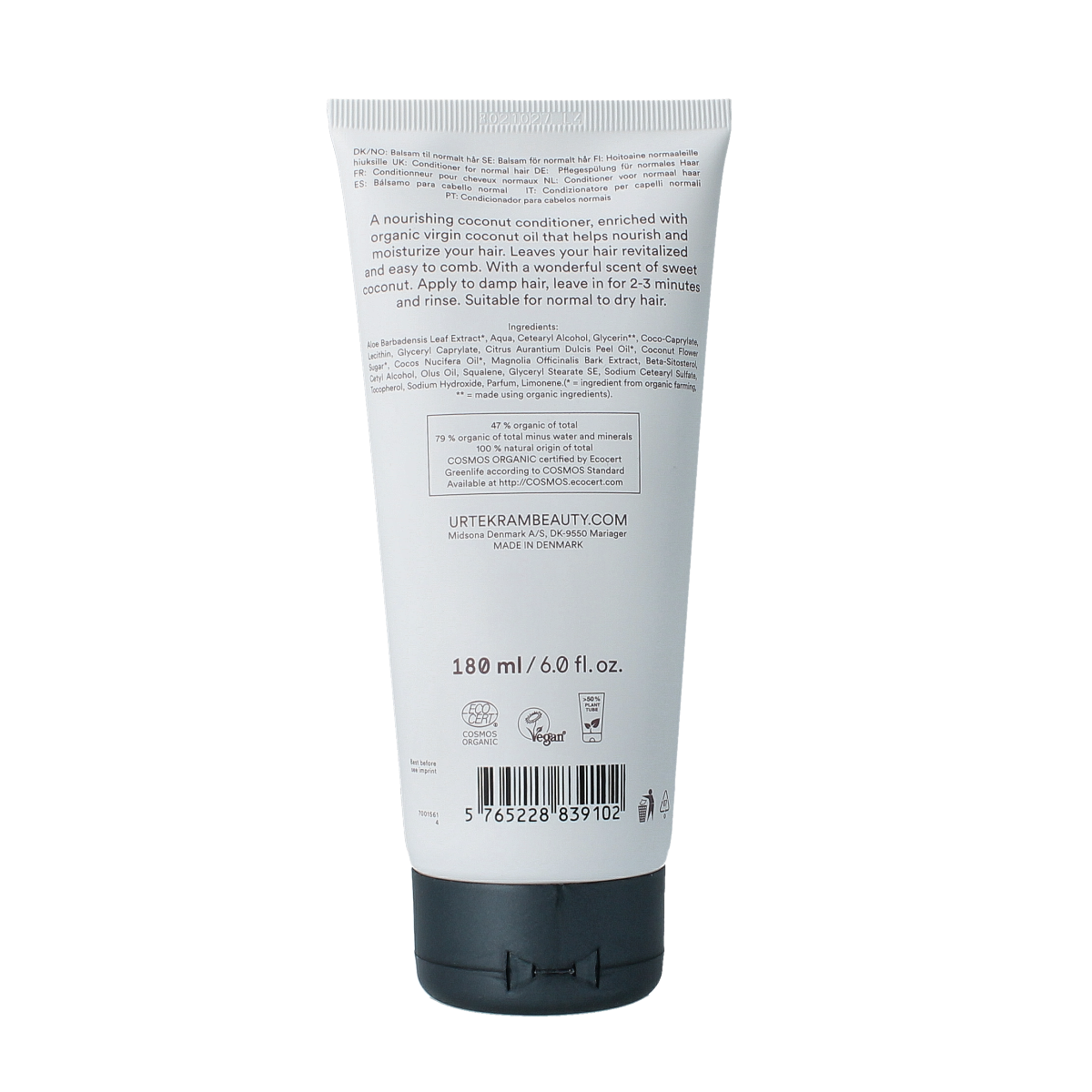 Urtekram Conditioner kokosnoot 180.00 Milliliter