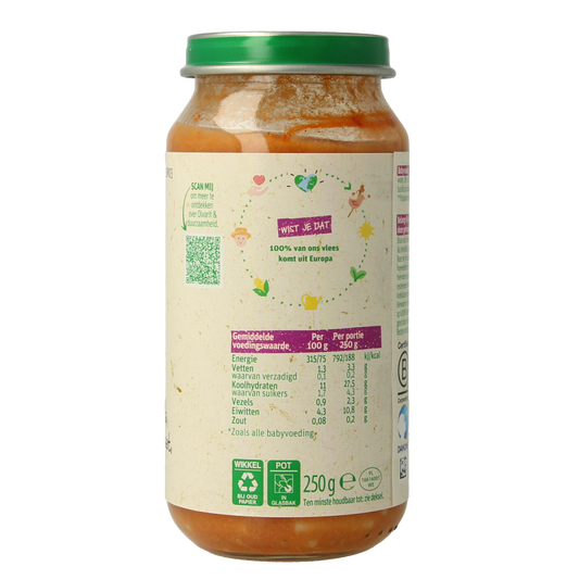 Olvarit Pasta tomaat ham 18M03 250.00 Gram