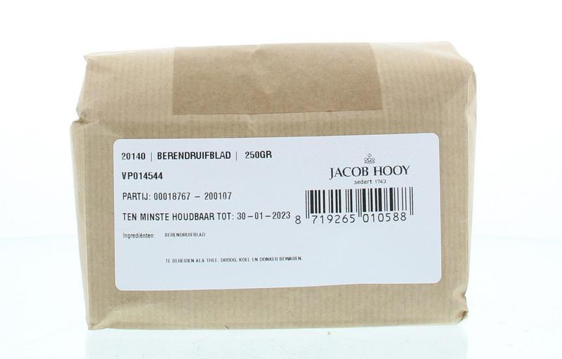 Jacob Hooy Berendruifblad 250.00 Gram