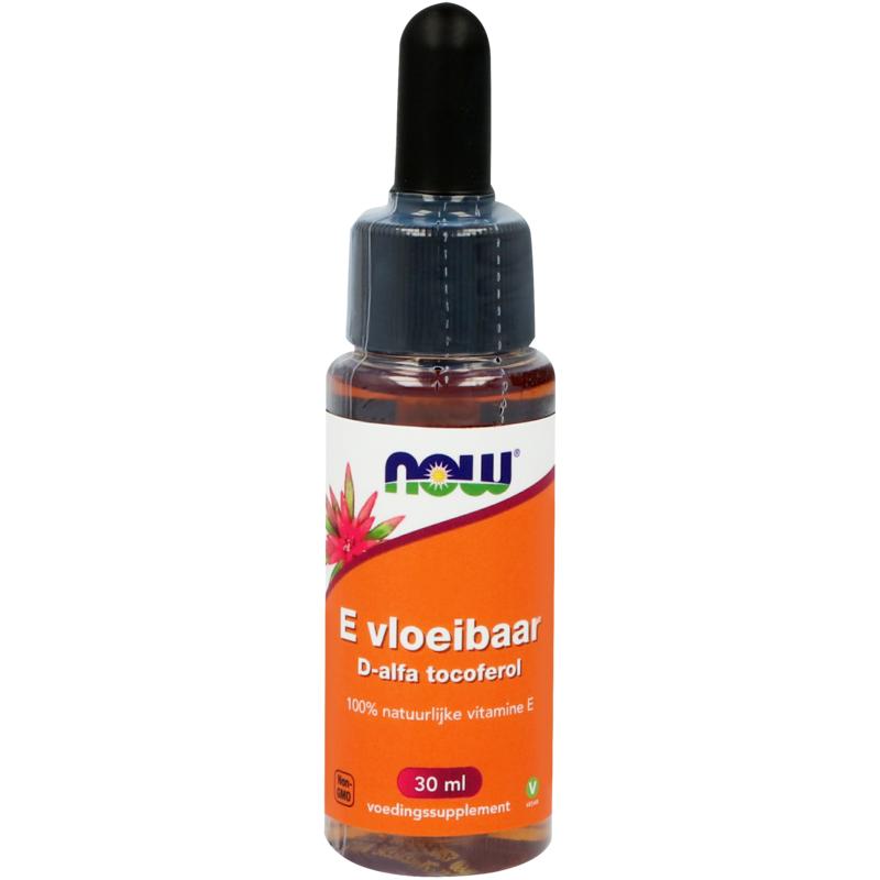 NOW E-vloeibaar d-alfa tocoferol 30.00 Milliliter