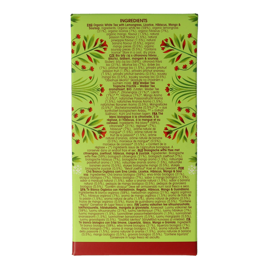 English Tea Shop White tea tropical fruits bio 20.00 Zakjes