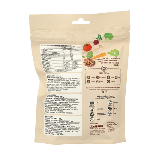 Made Good Granola minis chocolate chip bio 100.00 Gram