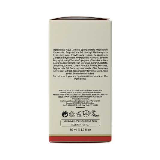 Ahava Deodorant women magnesium rich 50.00 Milliliter