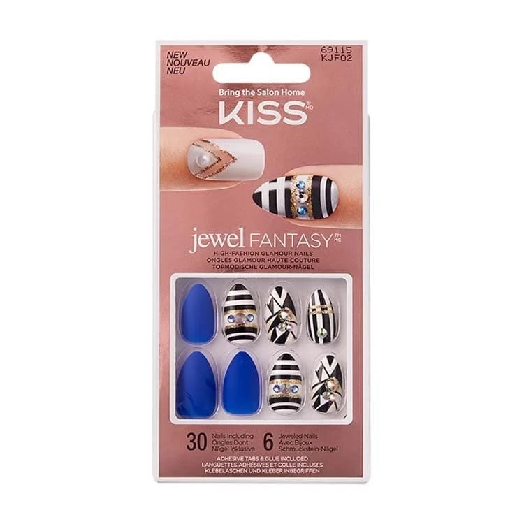 Kiss Jewel fantasy nails your grace 1.00 Stuks