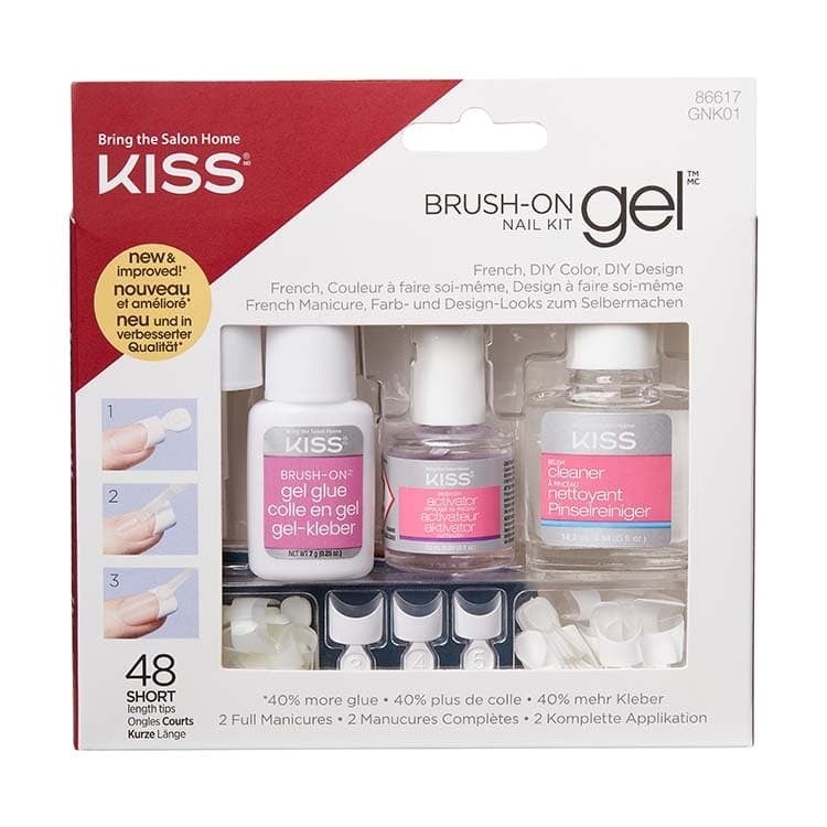 Kiss Brush on gel kit 1.00 Stuks