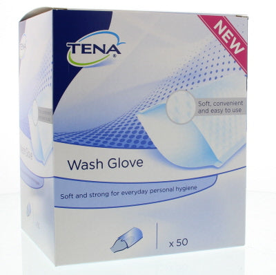 Tena Washandje 50.00 Stuks
