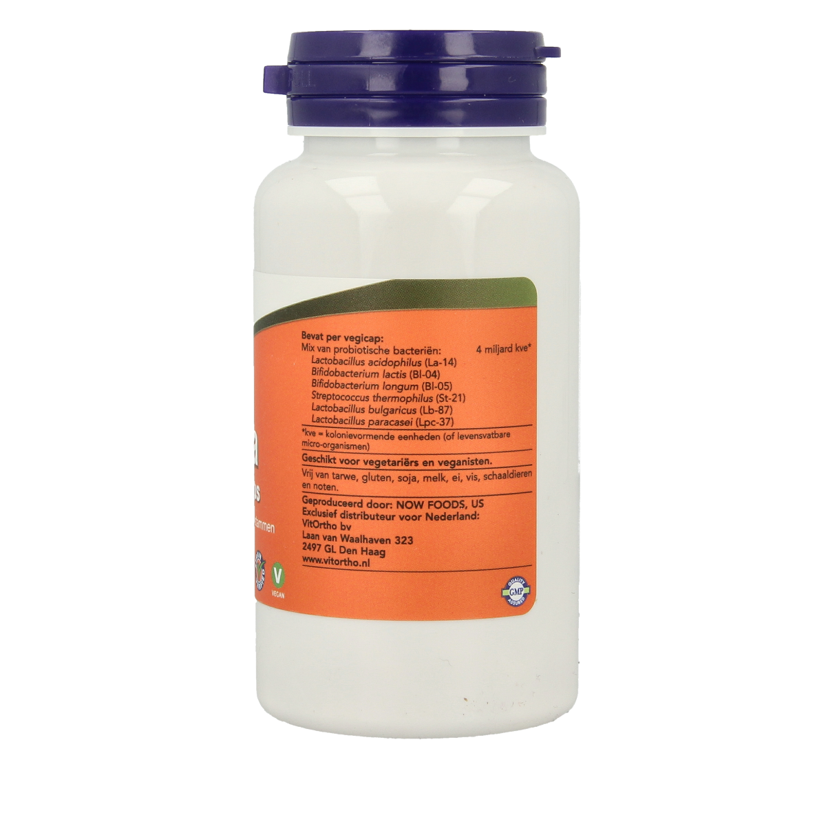 NOW Biotica 4x6 acidophilus 60.00 Vegetarische capsules