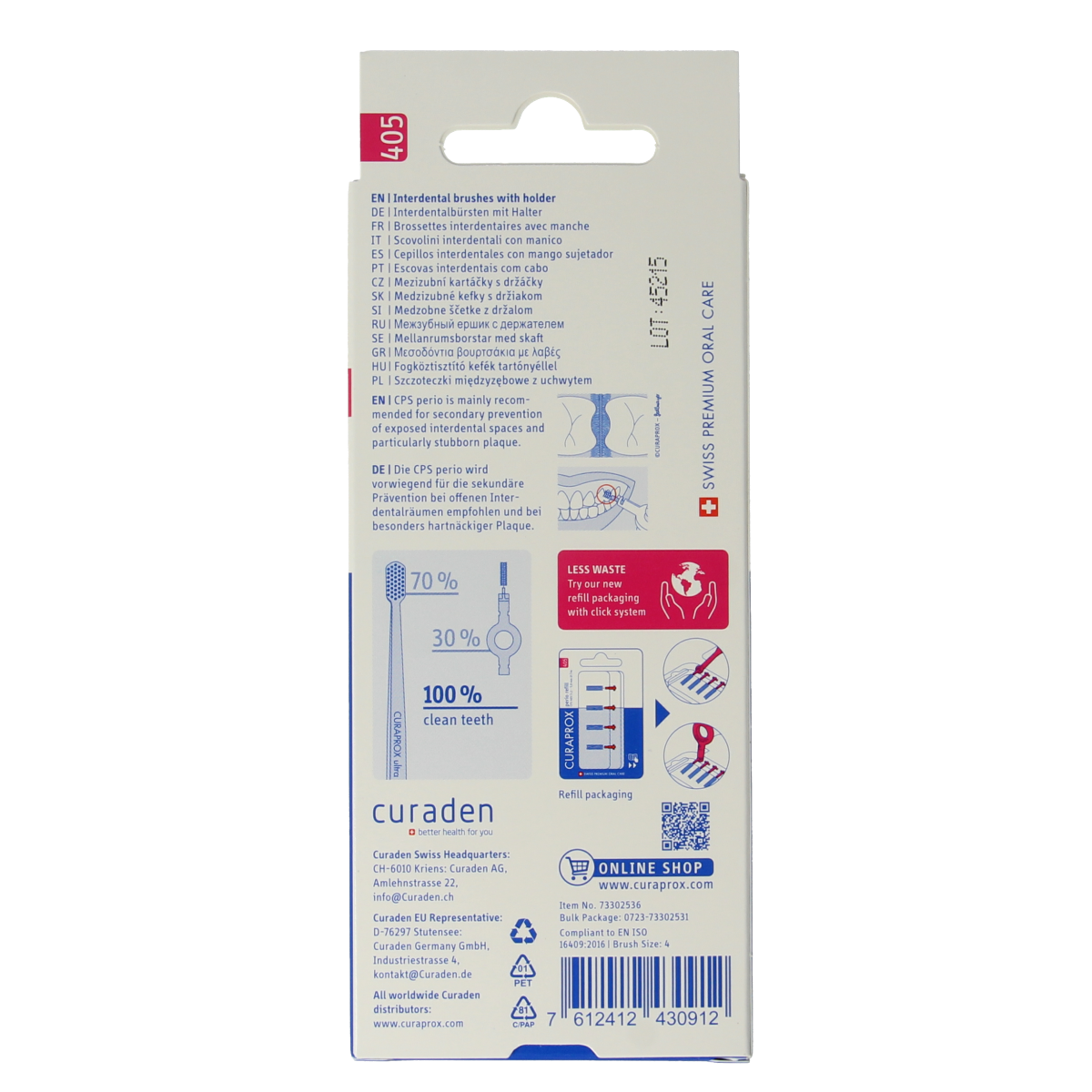 Curaprox CPS 405 perio rager start set 5.00 Stuks