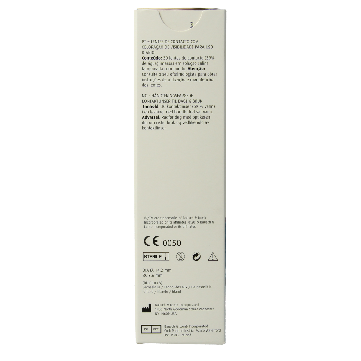 Bausch & Lomb Daglenzen -1.00 30.00 Stuks