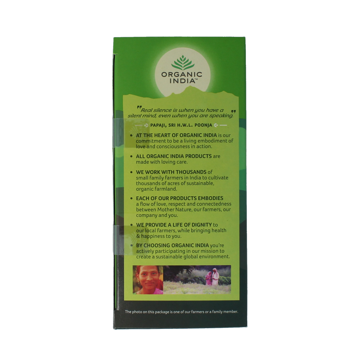 Organic India Tulsi green thee bio 25.00 Zakjes