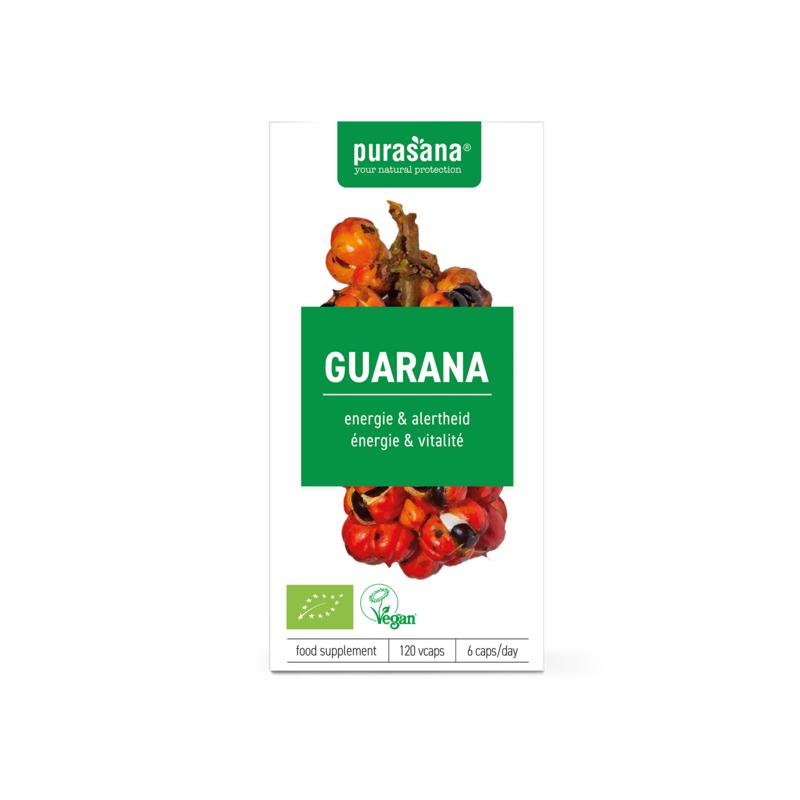 Purasana Guarana vegan bio 120 Vegetarische capsules