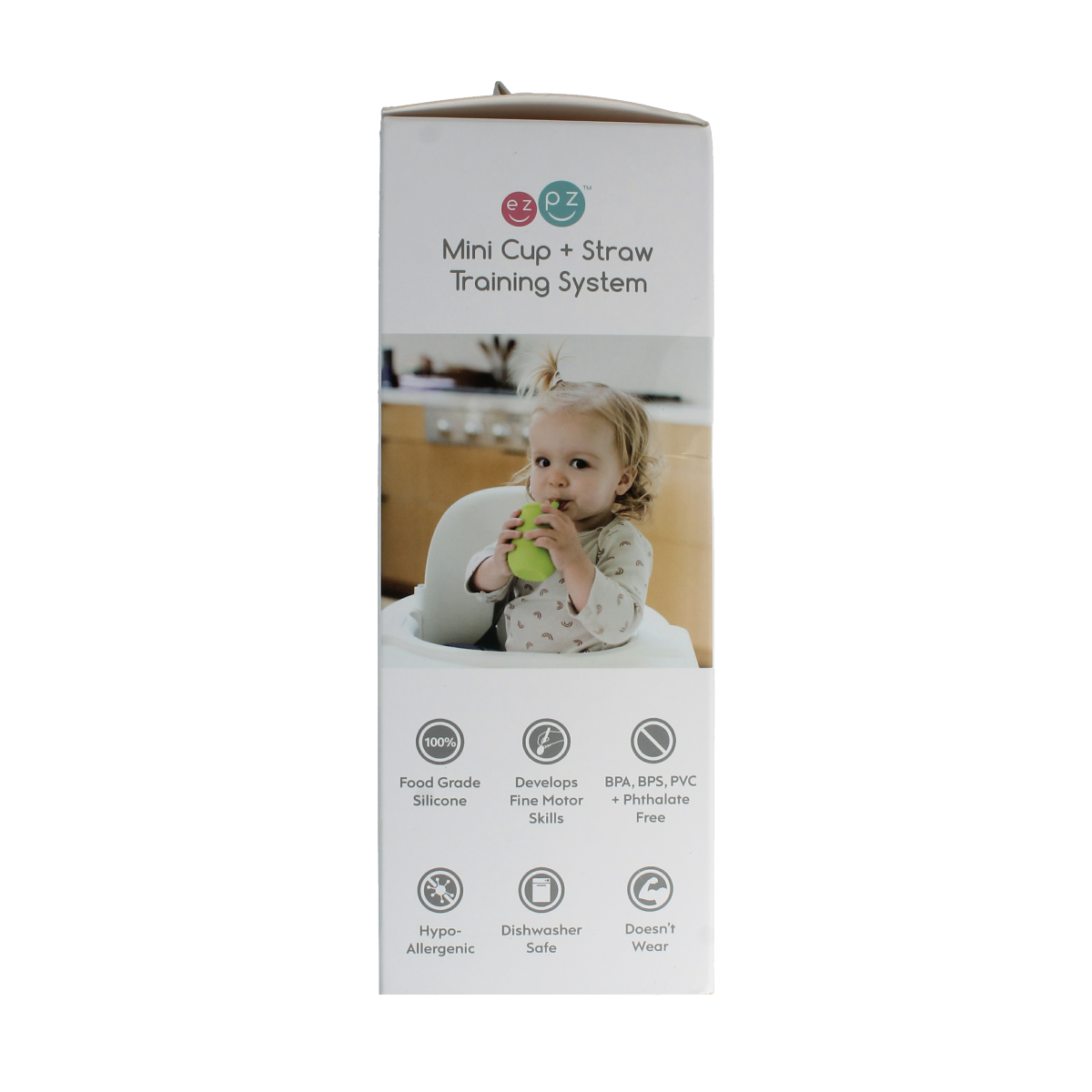 ezpz Mini cup met rietje training system sage 1.00 Stuks