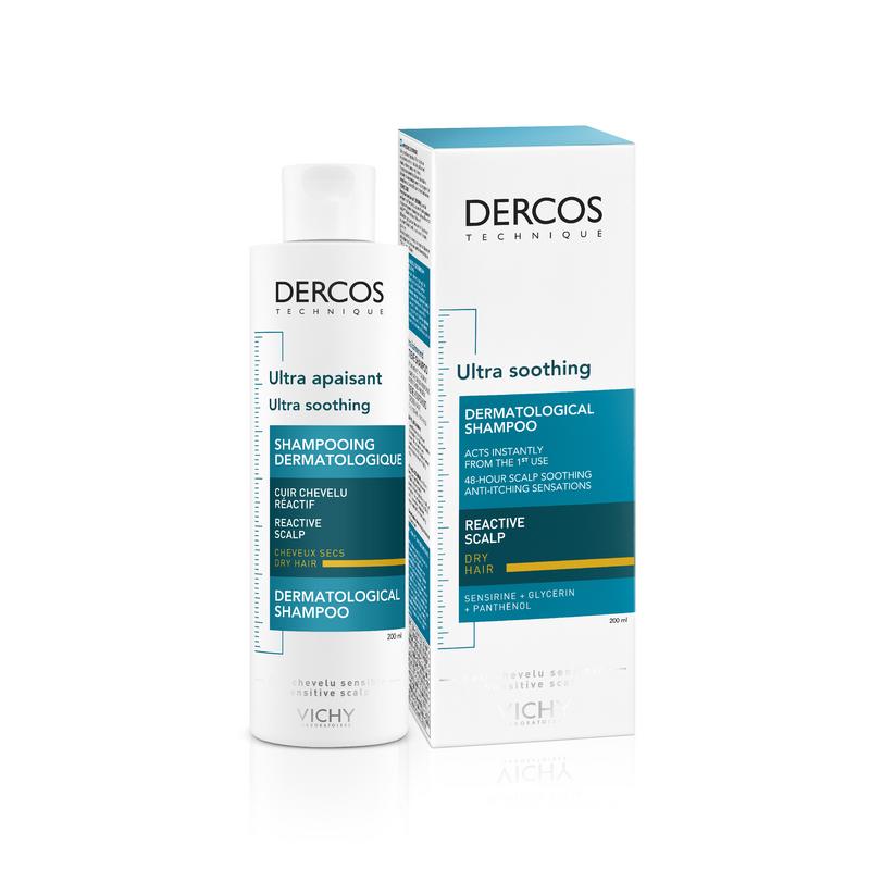 Vichy Dercos ultra kalmerende shampoo droog haar 200.00 Milliliter