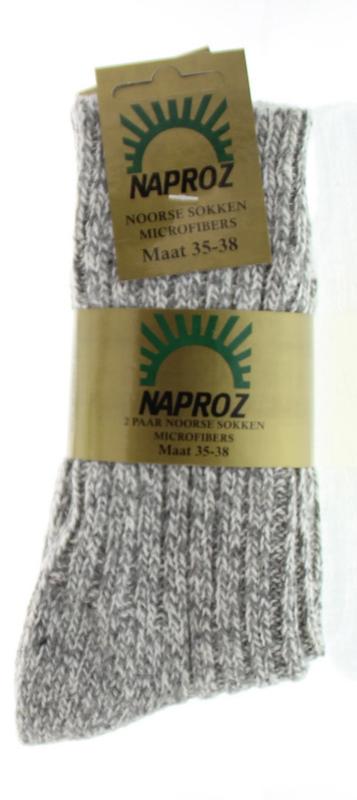 Naproz Noorse sokken maat 35-38 2.00 Paar