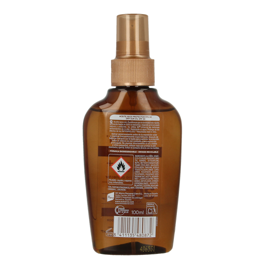Ecran Sunnique aceite broncea+ SPF30 100.00 Milliliter
