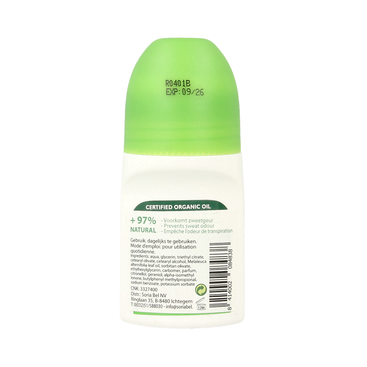 Corpore Sano Deodorant roller tea tree 75.00 Milliliter