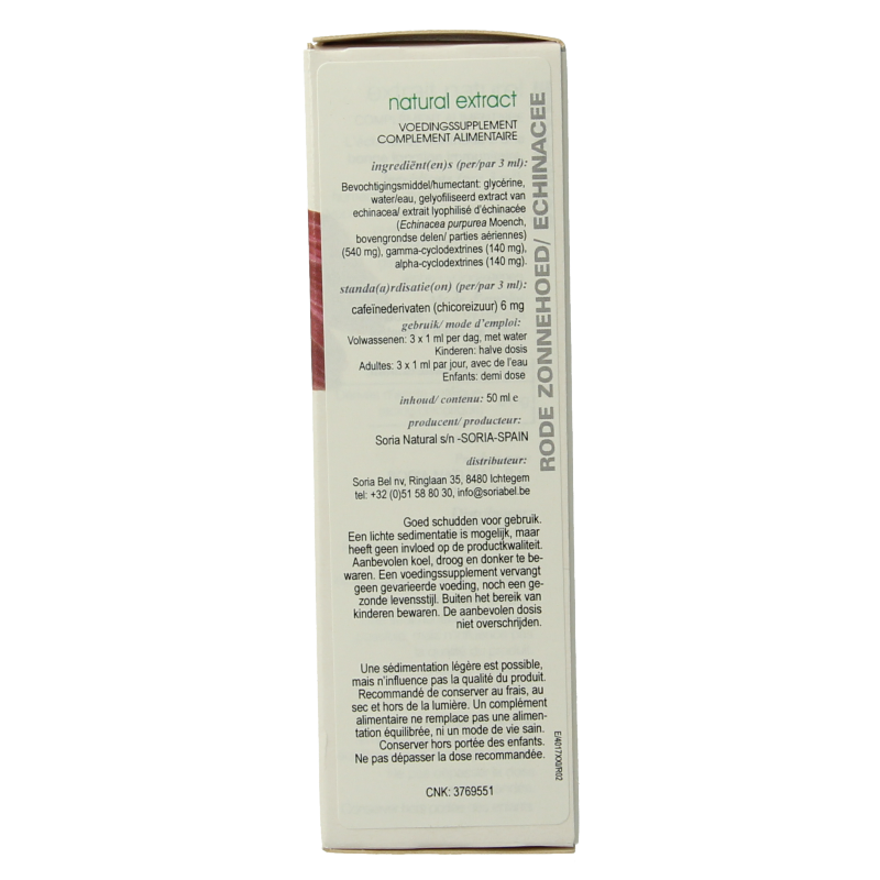 Soria Natural Echinacea purpurea XXI 50 Milliliter
