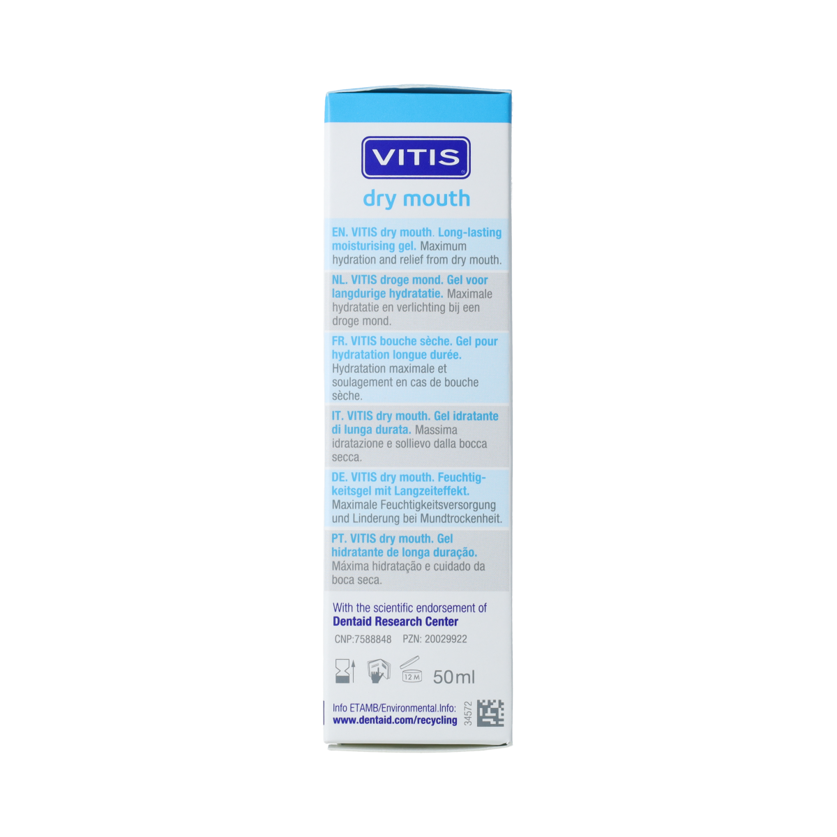 Vitis VITIS Droge mond gel 50.00 Milliliter