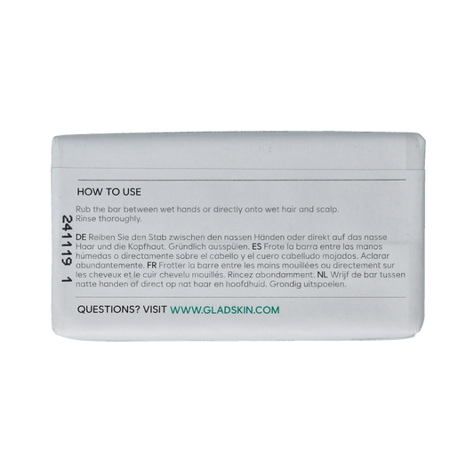 Gladskin Gentle shampoo bar 110.00 Gram