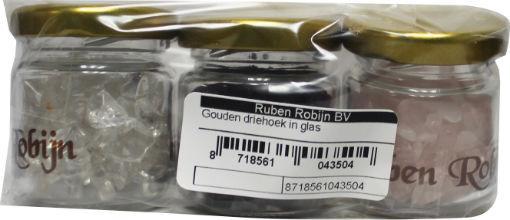 Ruben Robijn Gouden driehoek in glas 3.00 Stuks