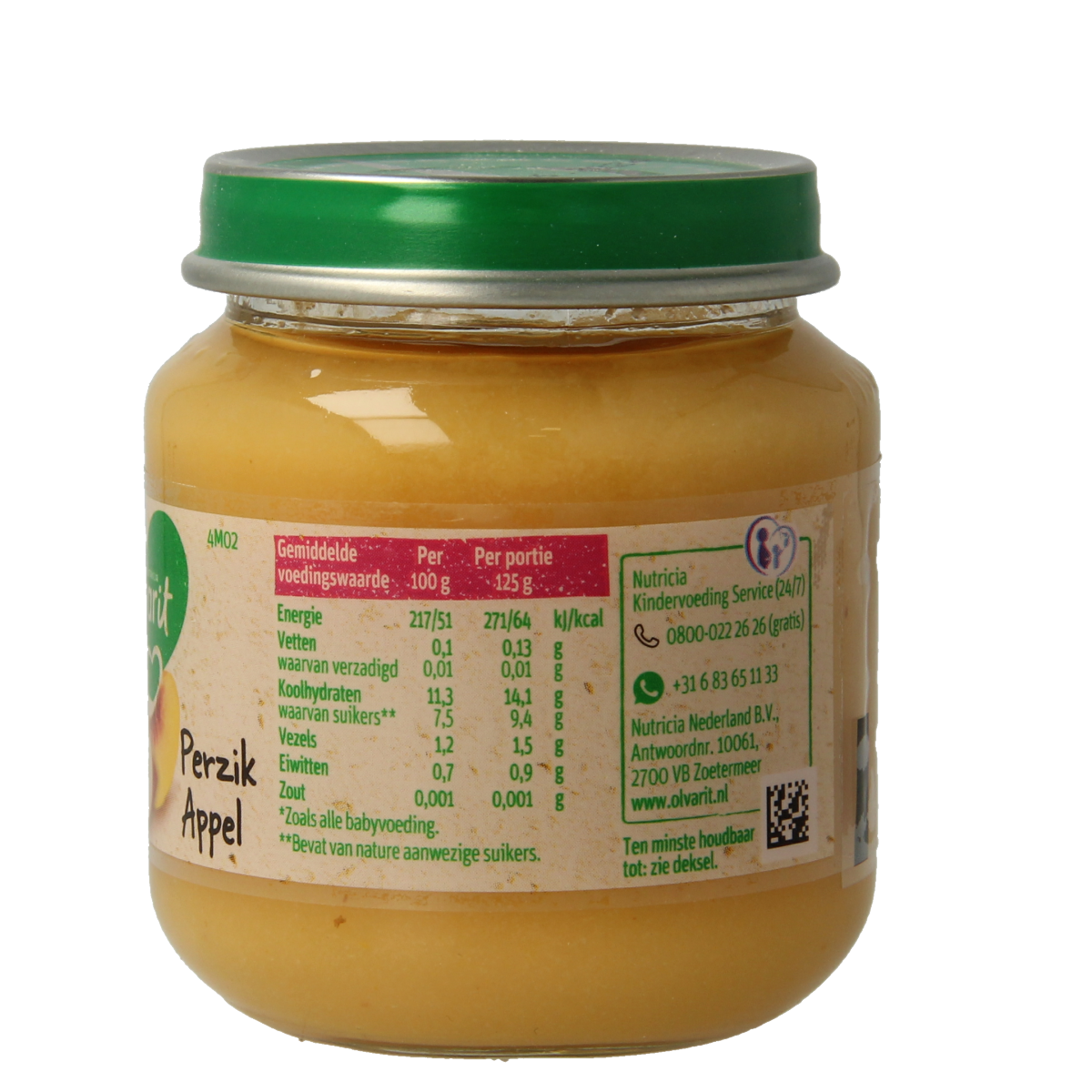 Olvarit Perzik appel 4M02 125.00 Gram