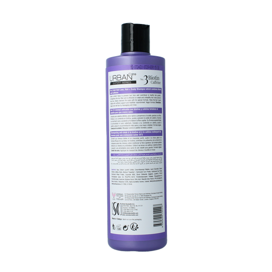 Urban Care Expert hair & scalp shampoo biotine & caffeine 350.00 Milliliter