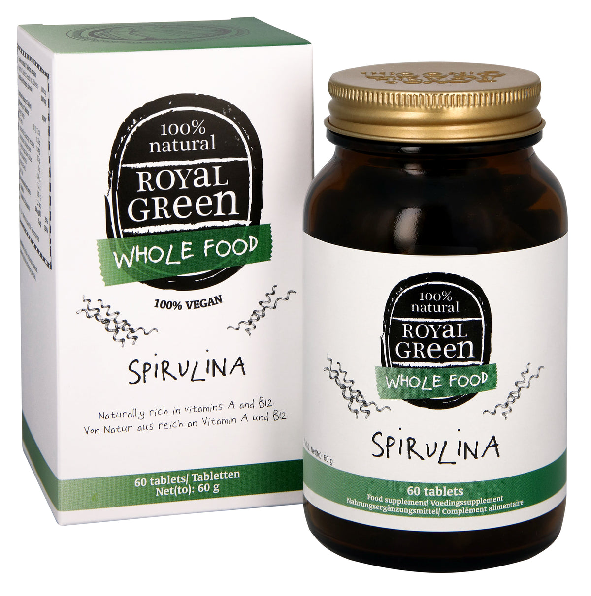 Royal Green Spirulina bio 60.00 Tabletten