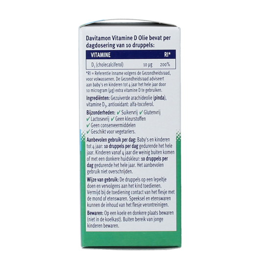 Davitamon Vitamine D olie 25.00 Milliliter