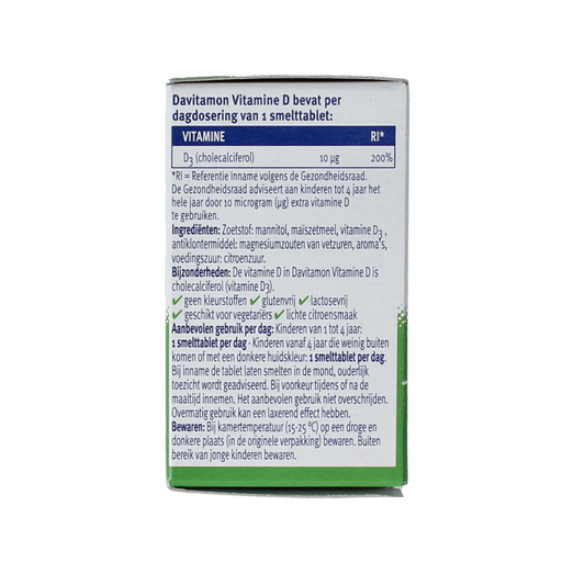 Davitamon Vitamine D kind smelttablet 50.00 Tabletten