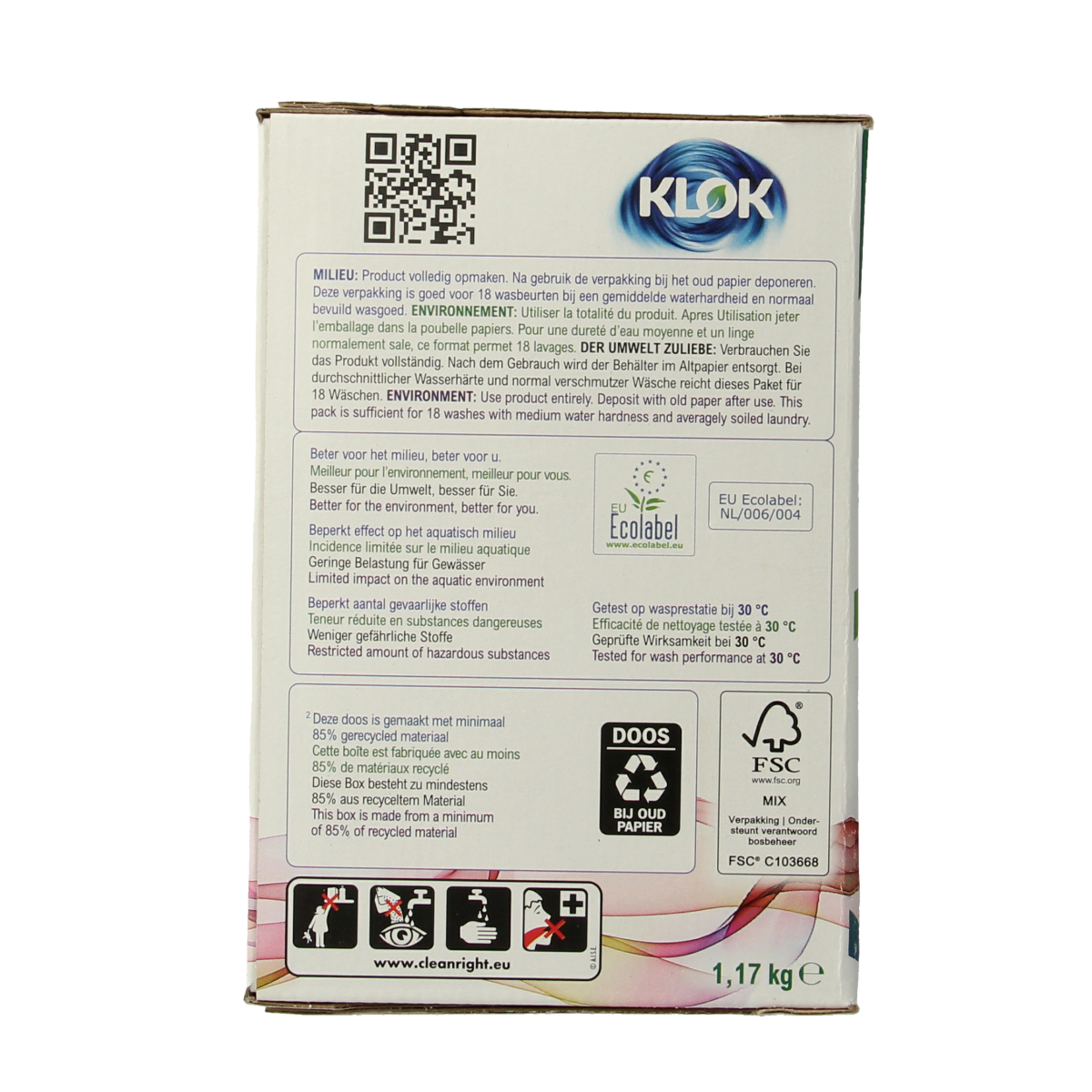 Klok Waspoeder kleur 1170.00 Gram
