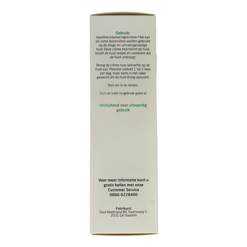 Teva Vaselinecetomacrogolcreme FNA 100 Gram