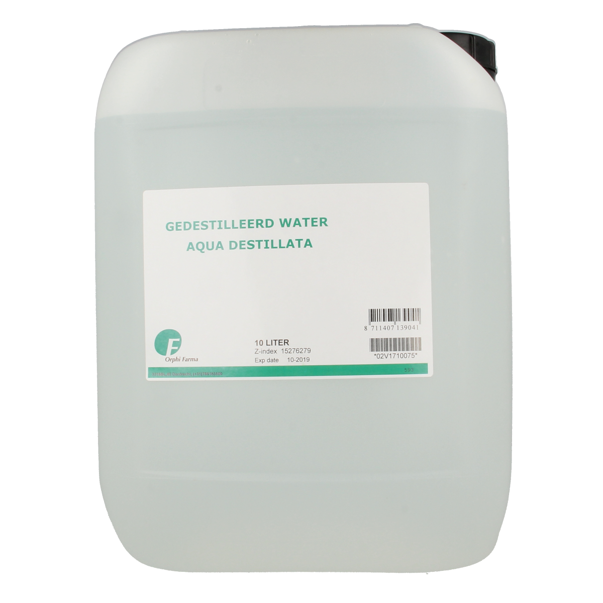 Chempropack Gedestilleerd water 10.00 Liter